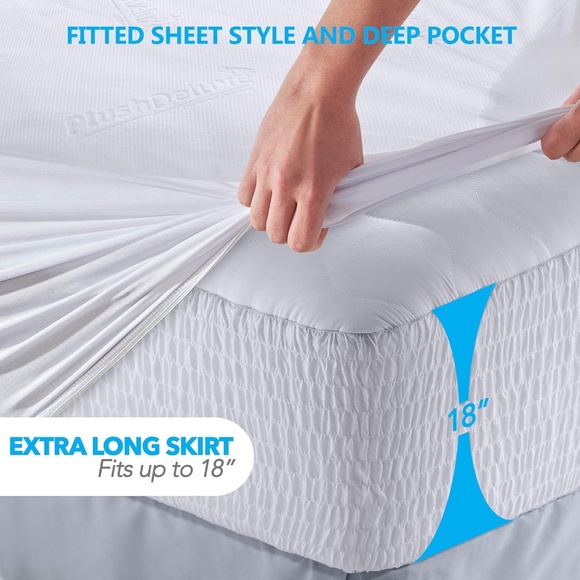 Premium Bamboo KING Mattress Protector - Picture 4 of 8